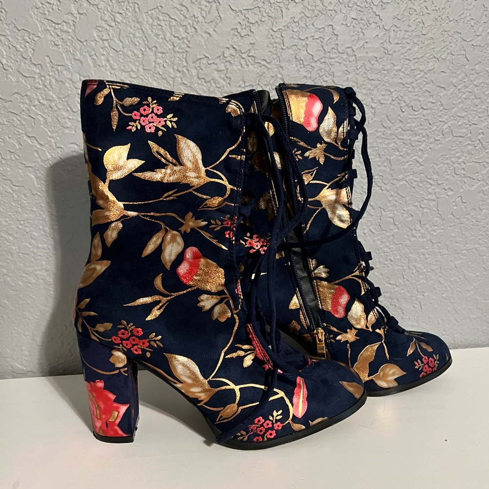 Lulus Floral Boots